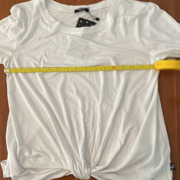 Terez white twist style long sleeve top size XS - Picture 5 of 6